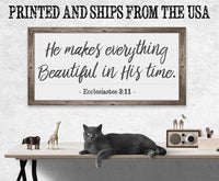 He Makes Everything Beautiful - Canvas