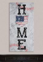 Home Baseball - Canvas
