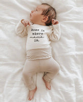 Home is Where Mama is Organic Bodysuit Long Sleeve
