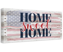Home Sweet Home Flag - Canvas