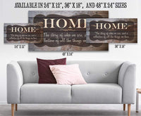 Home The Story Of Who We Are - Canvas