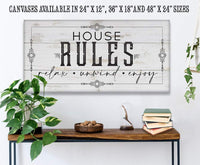 House Rules - Canvas