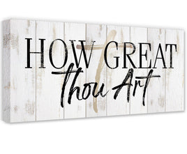 How Great Thou Art - Canvas