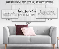 How Sweet It Is To Be Loved By You - Canvas