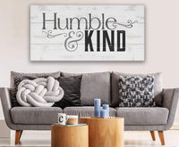 Humble & Kind - Canvas