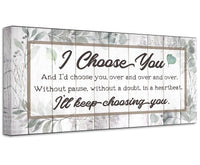 I Choose You - Canvas