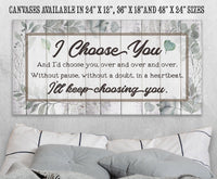I Choose You - Canvas
