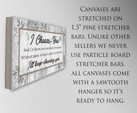 I Choose You - Canvas