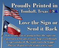 I Followed My Heart Bar - Metal Sign