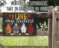 I Love My Ladies - Metal Sign