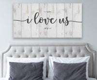 I Love Us - Canvas