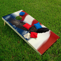 Flying Eagle - Cornhole Board Wrap - Set of 2