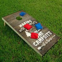 Making Memories at Camp - Cornhole Board Wrap - Set of 2