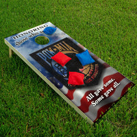 POW MIA American Flag - Cornhole Board Wrap - Set of 2