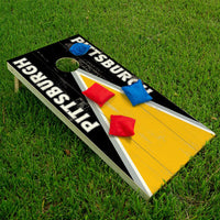 Pittsburgh Football - Cornhole Board Wrap - Set of 2