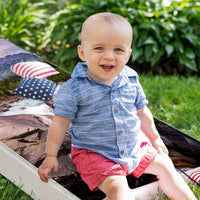 Scenic Mountain - Cornhole Board Wrap - Set of 2