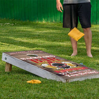 Welcome to our Backyard Bar - Cornhole Board Wrap - Set of 2