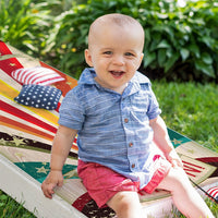 Circus Stripes - Cornhole Board Wrap - Set of 2