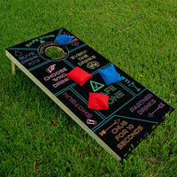 Drinking Game - Cornhole Board Wrap - Set of 2