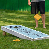 Better At The Lake - Cornhole Board Wrap - Set of 2