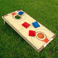 Basketball Court - Cornhole Board Wrap - Set of 2