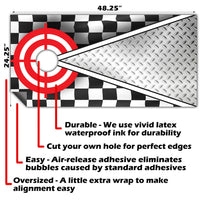 Racing Dreams - Cornhole Board Wrap - Set of 2