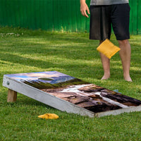 Scenic Mountain - Cornhole Board Wrap - Set of 2