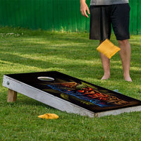 Tropical Tiki Mugs - Cornhole Board Wrap - Set of 2