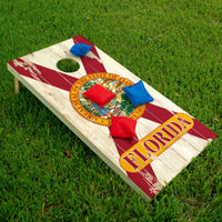 Florida State Flag - Cornhole Board Wrap - Set of 2