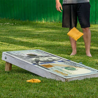 Hundred Dollar Bill - Cornhole Board Wrap - Set of 2