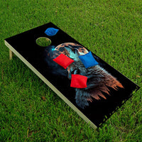 Howling Wolf - Cornhole Board Wrap - Set of 2