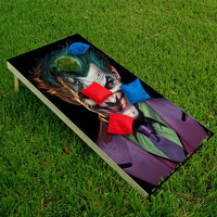 Cool Evil Clown - Cornhole Board Wrap - Set of 2