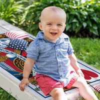 King and Queen of Hearts - Cornhole Board Wrap - Set of 2