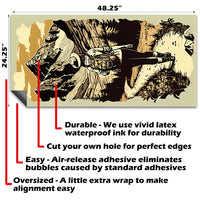 Hikers Outdoors - Cornhole Board Wrap - Set of 2