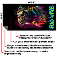 Pug Life - Cornhole Board Wrap - Set of 2