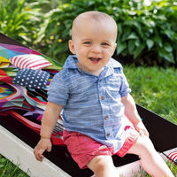 Rainbow Skulls - Cornhole Board Wrap - Set of 2