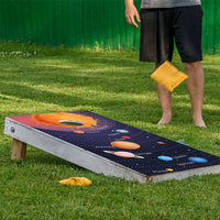Planetary Solar System - Cornhole Board Wrap - Set of 2