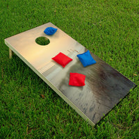 Beach Sand Dunes - Cornhole Board Wrap - Set of 2