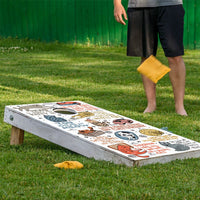 Goofy Cats - Cornhole Board Wrap - Set of 2