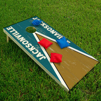 Jacksonville Football - Cornhole Board Wrap - Set of 2
