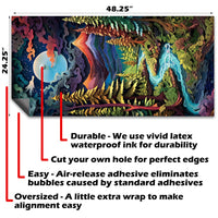 The Land of Dreams - Cornhole Board Wrap - Set of 2