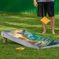 Morning and Sundown Tunnel Waves - Cornhole Board Wrap - Set of 2