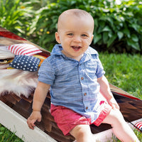 USA American Eagle and Fireworks - Cornhole Board Wrap - Set of 2