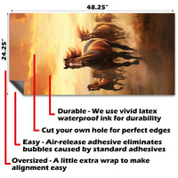 Horses Farm - Cornhole Board Wrap - Set of 2