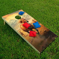 Horses Farm - Cornhole Board Wrap - Set of 2