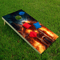 Skeletons from Hell - Cornhole Board Wrap - Set of 2