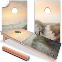 Beach Sand Dunes - Cornhole Board Wrap - Set of 2