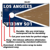 Los Angeles Football - Cornhole Board Wrap - Set of 2