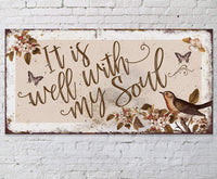 It Is Well With My Soul - Canvas