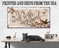 It Is Well With My Soul - Canvas